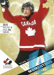 2021 UD Team Canada Juniors Prospectus Momentous Gold Ryan Suzuki #PM-12